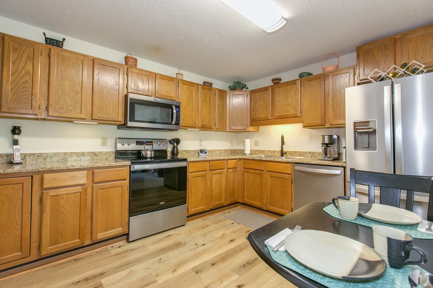 Kitchen in a Realife Cooperative of Burnsville home